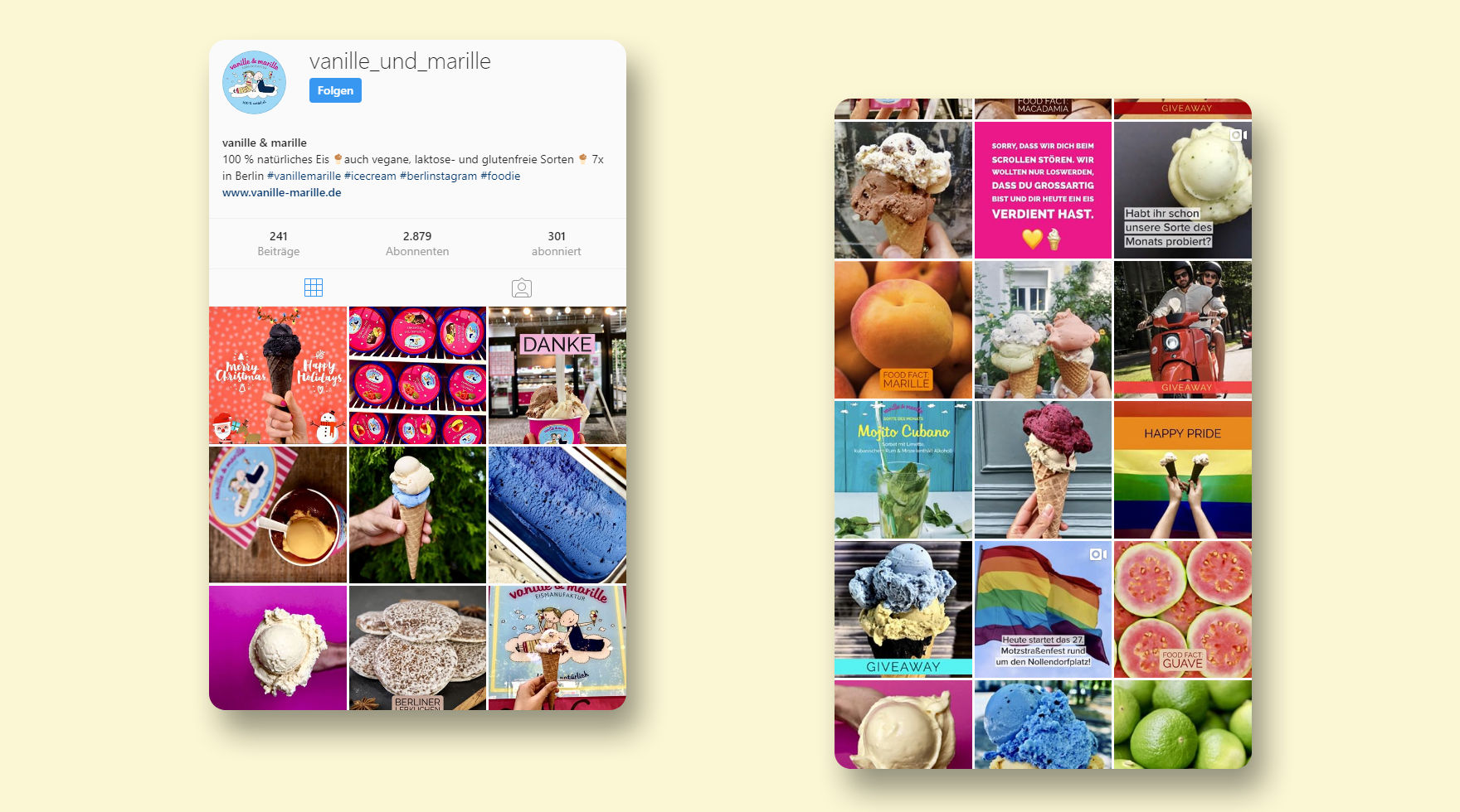 instagram-vanille-marille-social-media-agentur