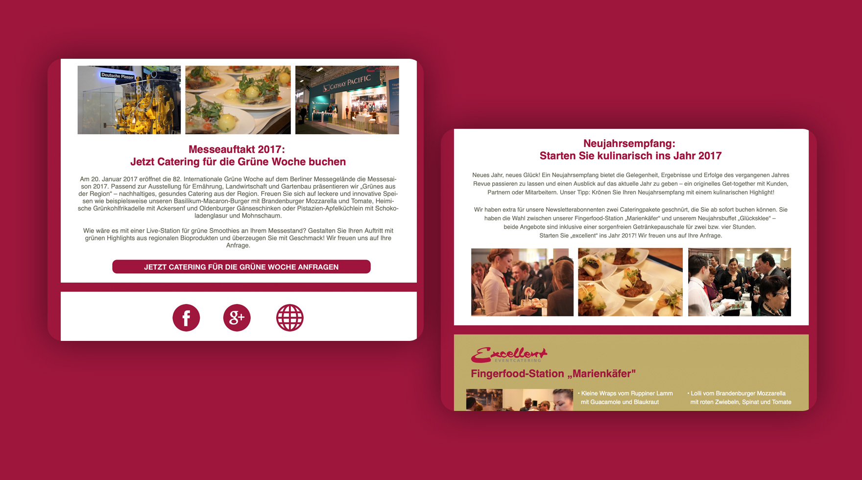 newsletter-design-food-event-agentur